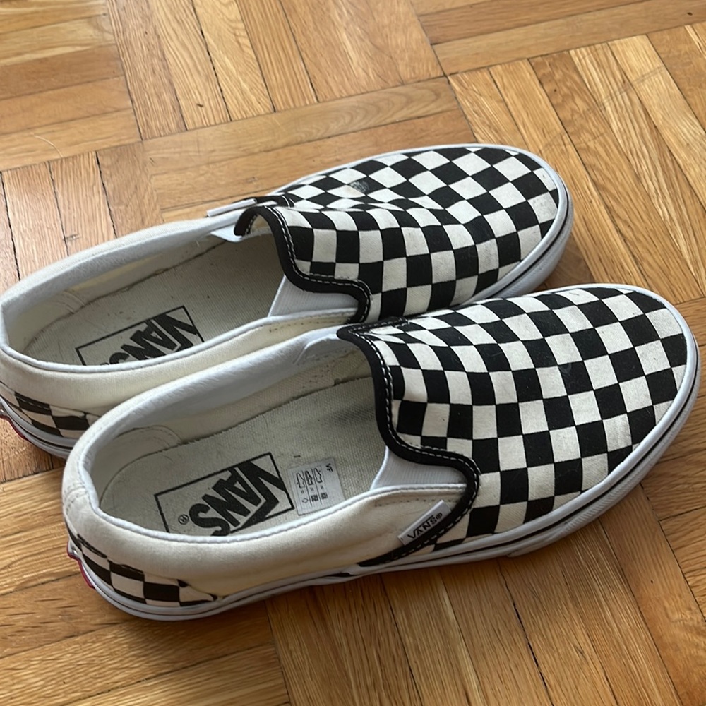 Vans Slip On checkered shoes